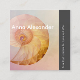 Rosa - tjänstutformning 11 fyrkantigt visitkort