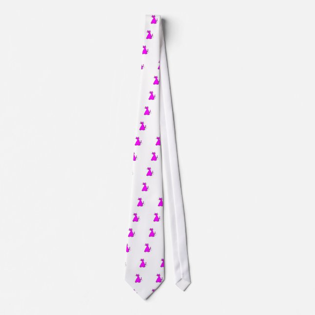 Rosa Tjock Katt Slips (Framsida)