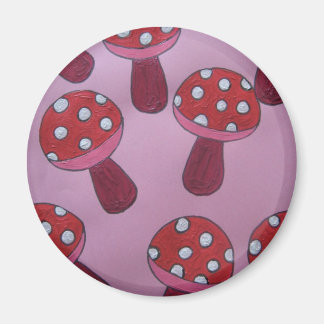 Rosa Toadstool Products Magnet