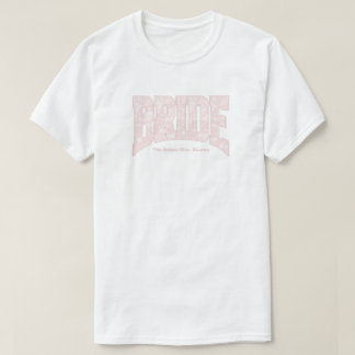 Rosa Toalett BRUD Förlovningsfirande Bach-fest T Shirt