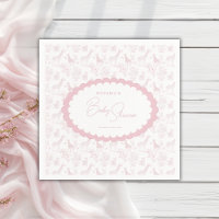 Rosa Toalett Safari Vintage Babyfirande