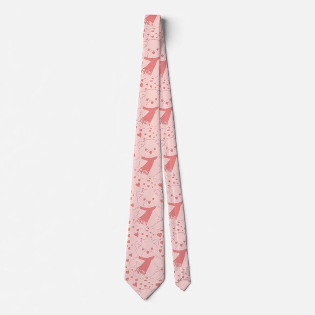 rosa tonad nalle slips (Framsida)