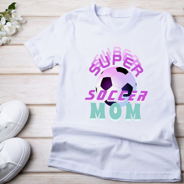 Rosa Toppen Fotbollsdagen Mamma Sport Mor Mor's Da T Shirt (Skapare uppladdad)