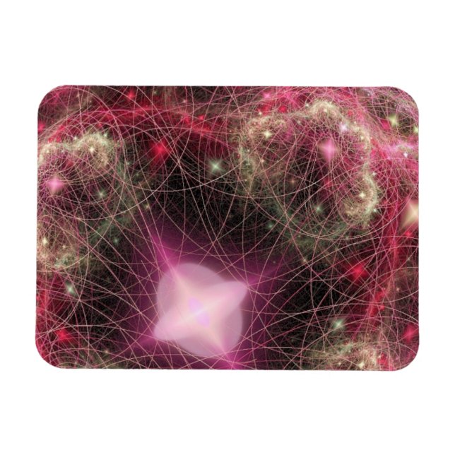 Rosa Toppen Nova Magnet (Horisontell)