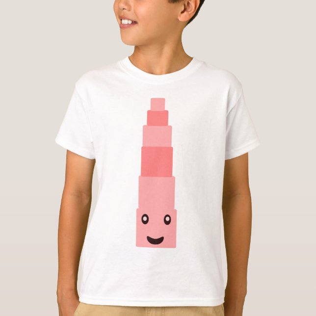 Rosa Torn Montessori Tee (Framsida)