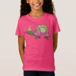 Rosa Tortoise Shirt | Turtle Birthday T Shirt<br><div class="desc">Rosa tortoise födelsedagsfest shirt för den lilla flicka som kärlek sköldpaddor.</div>
