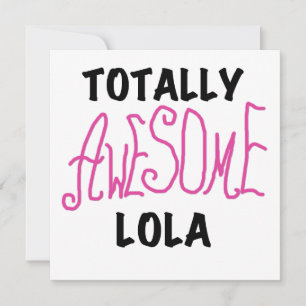 Rosa Totally Fantastisk Lola T-shirts och presente