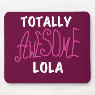 Rosa Totally Fantastisk Lola T-shirts och presente Musmatta