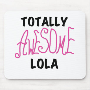 Rosa Totally Fantastisk Lola T-shirts och presente Musmatta