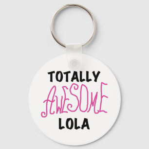 Rosa Totally Fantastisk Lola T-shirts och presente Nyckelring