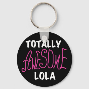 Rosa Totally Fantastisk Lola T-shirts och presente Nyckelring