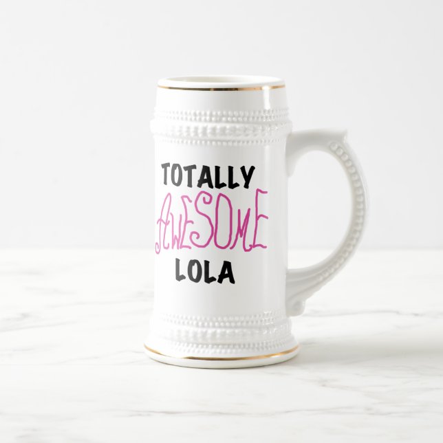Rosa Totally Fantastisk Lola T-shirts och presente Sejdel (Höger)