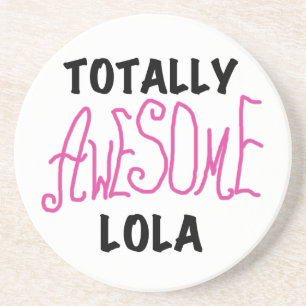 Rosa Totally Fantastisk Lola T-shirts och presente Underlägg
