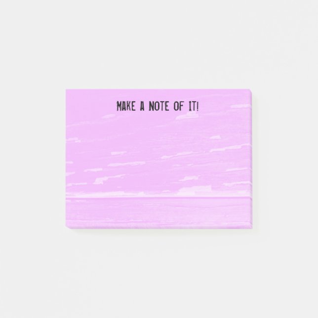 Rosa trä noterar mallen post-it block (Framsida)