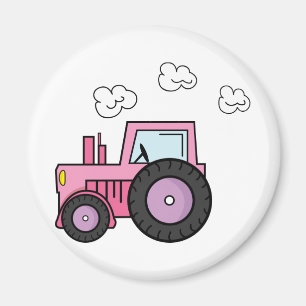 Rosa Tractor Magnet