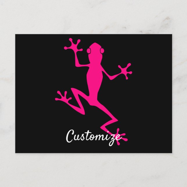 Rosa Träd Frog Thunder_Cove Vykort (Framsida)