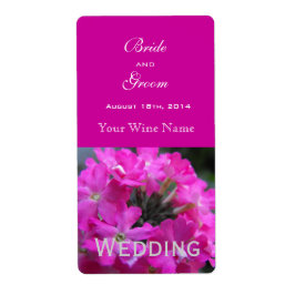 rosa trädgårdsblommor bröllop vin. fraktsedel