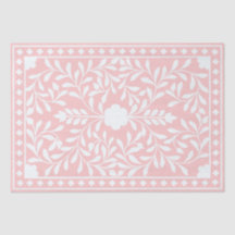 Rosa traditionellt beninlägg decoupagepapper