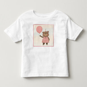 Rosa Träningbjörn med ben och hatt T Shirt