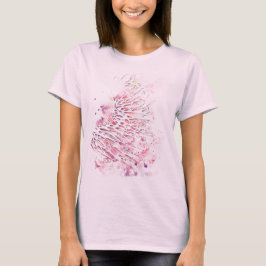 Rosa Traumflügel T Shirt