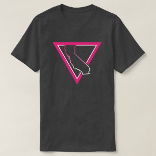 rosa triangel california t shirt