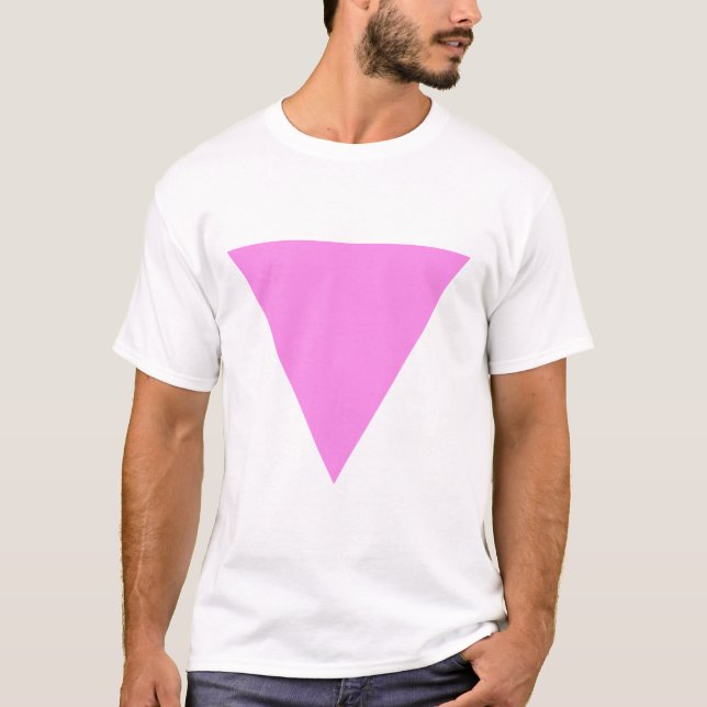 Rosa triangel tee (Framsida)