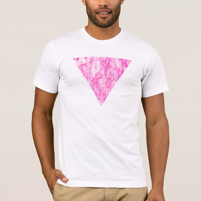 rosa triangel tee (Framsida)