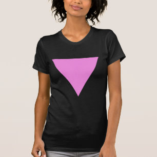 Rosa triangel tee shirt
