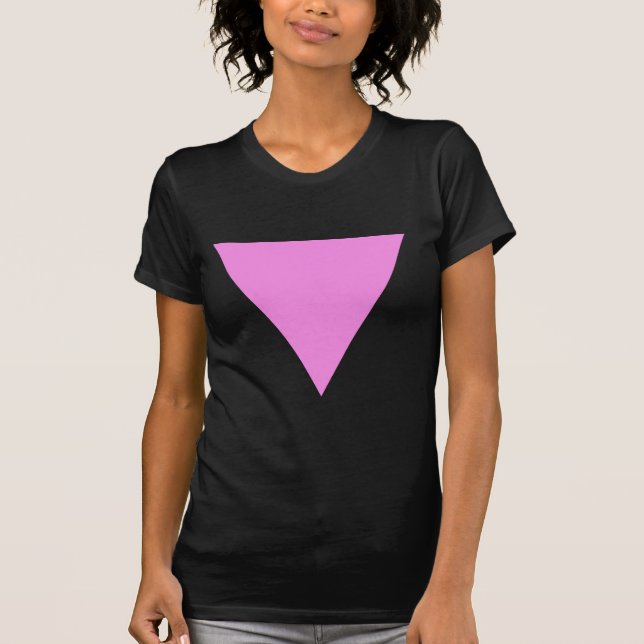 Rosa triangel tee shirt (Framsida)