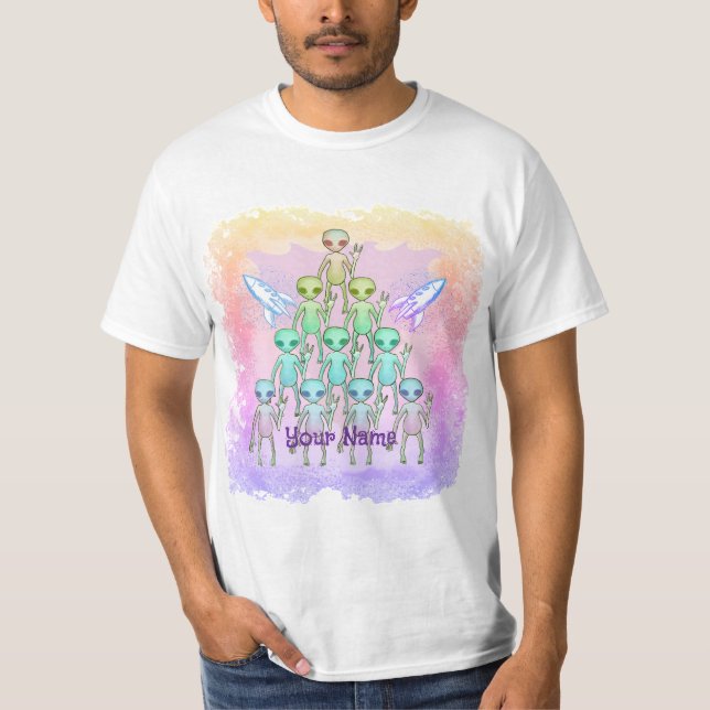 Rosa triangel-utomjording  t shirt (Framsida)