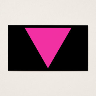rosa triangel visitkort