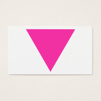rosa triangel visitkort