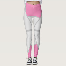 Rosa triangeln leggings