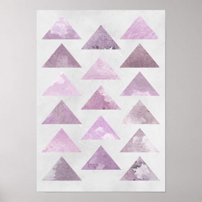Rosa Triangles Poster (Framsidan)