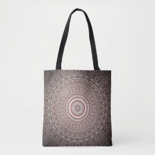 Rosa Tribal Stil Mandala Design Tygkasse