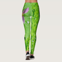 Rosa Trillium Flower Leggings