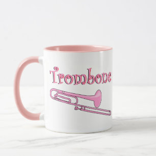 Rosa Trombone Mugg