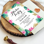 Rosa Tropical 40:e födelsedagsinbjudan Inbjudningar<br><div class="desc">Skapa en unik inbjudan som är perfekt för tillfälle. Rosa Tropical 40:e födelsedagsinbjudan har en modern och minimalistisk design som du kan anpassa med din egen text och färg!</div>