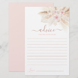  rosa Tropical Adress to the Mamma to be card