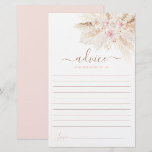  rosa Tropical Adress to the Mamma to be card