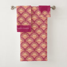 Rosa Tropical Boho Rosa Guld sunset / sunrise / su