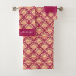 Rosa Tropical Boho Rosa Guld sunset / sunrise / su