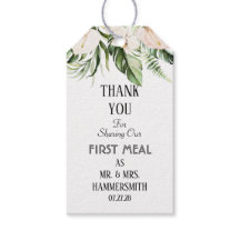 Rosa Tropical First Meal som Mr. Och Mrs.