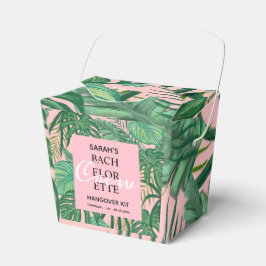 Rosa Tropical Handflatan Bachelorette Party Hangov Presentaskar