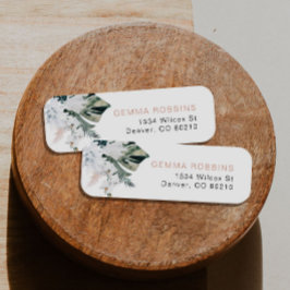  Rosa Tropical Handflatan Pampas Returadress Returadress Etikett