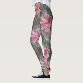 ROSA TROPICAL HIBISCUS | BLOMMIGT LEGGINGS