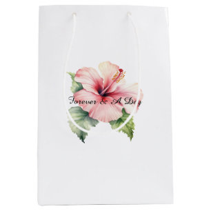 Rosa tropisk hibiskus blommande bröllop