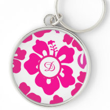 Rosa tropiska Hawaii Hibiscus-Blommönstret