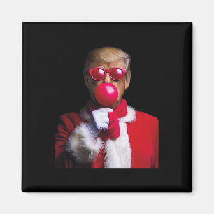 Rosa Trump Bubble Gum Shirt 2024 God jul Magnet