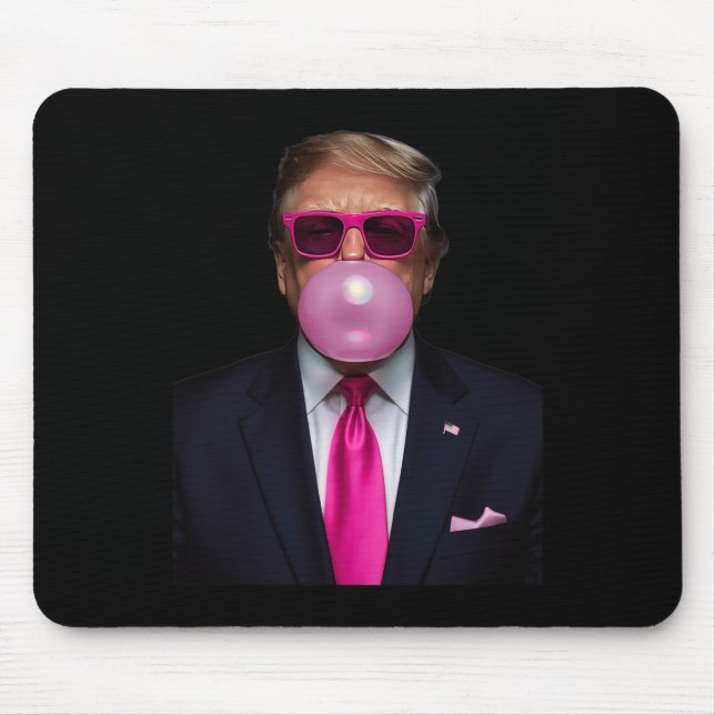 Rosa Trump Bubble Gum Shirt 2024 Musmatta (Framsidan)